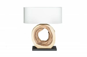 INVICTA lampa biurkowa ORGANIC ARTWORK55 - orzech włoski