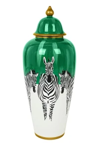 KARE słoik dekoracyjny ZEBRAS 63cm