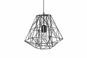 INVICTA lampa wisząca CAGE S czarny