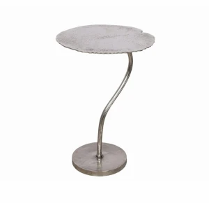 INVICTA stolik LEAF 42 cm srebrny