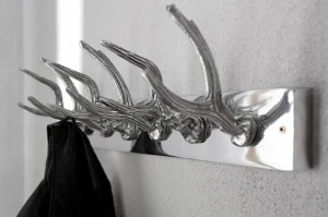 INVICTA wieszak DEER 50 cm srebrny - stop aluminiowy