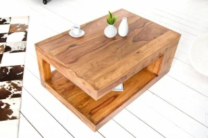 INVICTA stolik GIANT XL 90 cm sheesham - lite drewno palisander