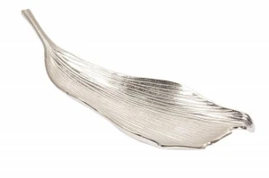 INVICTA misa LEAF 65 cm srebrna - aluminium