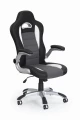 Halmar LOTUS fotel gabinetowy czarny / popielaty