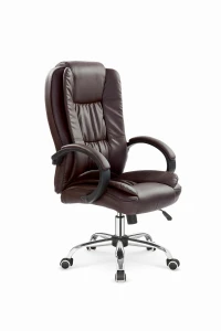 Halmar RELAX fotel gabinetowy ciemny brąz