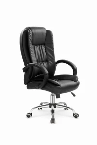 Halmar RELAX fotel gabinetowy czarny